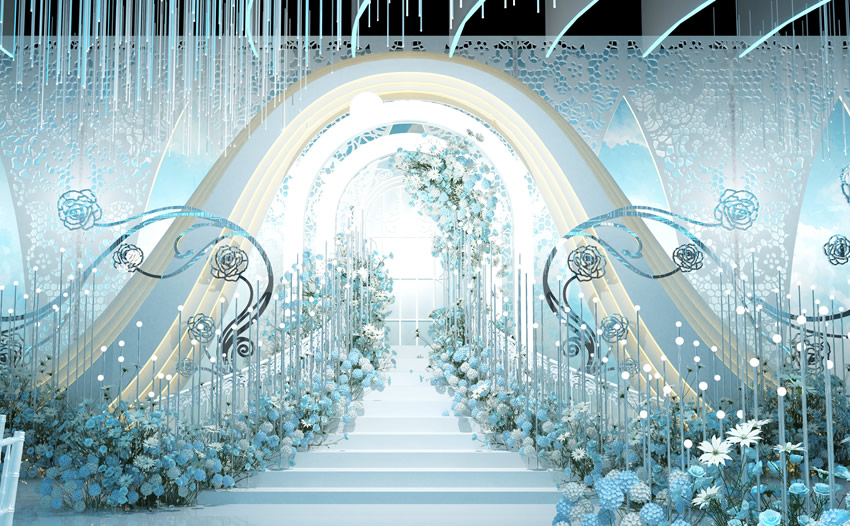 临安釡香烙馍村水晶厅效果展示